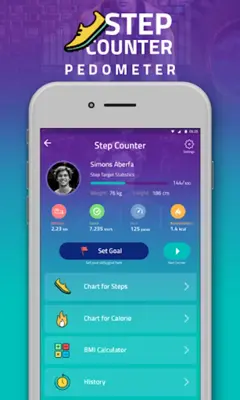 Step Counter - Pedometer android App screenshot 8
